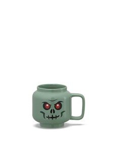 Room Copenhagen LEGO Green Skeleton Ceramic Mug, Small, 8 oz