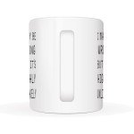 MAUAG I May Be Wrong But It's Highly Unlikely Funny Coffee Mug, Christmas Gag Gifts for Men, Women, Friend, Coworker Cup, White 11 Oz