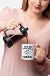 CBTwear It's Ok I'm on 500mg of Fukitol, Funny Inspirational Sarcasm Coffee Mug, Office Desk Decor For Women, Men, Sister, Brother, Friend and Coworker - 11oz