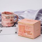 Funny Coffee Mug Gifts for Women - Sarcastic Gag Novelty Gift for Friends, Coworkers, Boss, Employee - Birthday Mugs for Mom, Sister, BFF - Here We Go Again I Mean Good Morning - 11.5oz Ceramic Cup