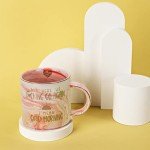 Funny Coffee Mug Gifts for Women - Sarcastic Gag Novelty Gift for Friends, Coworkers, Boss, Employee - Birthday Mugs for Mom, Sister, BFF - Here We Go Again I Mean Good Morning - 11.5oz Ceramic Cup