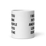 Coffee Mug Ceramic 11 oz Funny Saying I Will Put You In The Trunk And Help People Look For You Don’t Test Me office Boss Gift Coworker Gift For Mom Dad Mug Women Men Gift Dark Humor True Crime