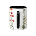 MissDaisy-Flowers Mug, Boho Wildflowers Cottagecore Coffee Mug, Flower Garden Lover, Gift For Her, Botanical, Spring Floral Nature
