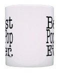 ThisWear Father's Day Gift for Grandpa Best Pop-Pop Ever Gift 11oz Ceramic Coffee Mug with Handle White