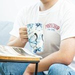 Topadorn Ceramic Mug Coffee Cup with Lid and Matching Box,17oz.Butterfly,Just Believe