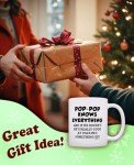 ThisWear Funny Grandpa Gift For Pop-Pop Knows Everything Pop-Pop Fathers Day Mug 11oz Ceramic Coffee Mug with Handle
