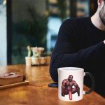 hengshukeji Funny Mug- Barry Wood Coffee Mug - Message Appears as it Heats-Perfect Novelty Gag Gift - Office Joke - White Elephant Gifts-Funny Creativity Gifts for Men Women (A)