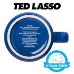 Silver Buffalo Ted Lasso Be a Goldfish Ceramic Camper Mug, 20 Ounces