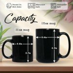 Customized Nature Inspired Coffee Mug 11oz Or 15oz, Personalized Name Black Cup Gift For Nature Lovers, Custom Beautiful Book With Forest Ceramic Mug, Book Enthusiasts Keepsake Cup