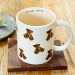 FableKnot Cute Teddy Bear Coffee Mug- Cartoon Bear Cups-Adorable Gifts for Kids and Women-Ceramic Mug for Home, Office-Perfect for Animal Lovers, Teachers, Parents-11OZ