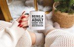 Gelid Being A Functional Adult Every Day Seems A Bit Excessive Coffee Mug - Funny Office Coworker Birthday Gift Idea for Him Her – Humorous Sarcastic Present for Best Friend Men Women - 11oz Cup