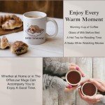 XQLZY Energy Saving Mode Sloth Funny Coffee Mug, Cute Work, Lazy Mode Mug, Humorous Sarcastic Office Gifts for Men Women Friend Coworker Boss Sloth Lover, Gifts for Woman Sister BFF