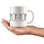 POP-POP Coffee Mug, POP-POP Birthday Gift, Mug Gifts for Christmas, Birthday, Merry Christmas, Father's Day, Family Coffee Mug Birthday Present For The Best POP-POP Ever 11oz
