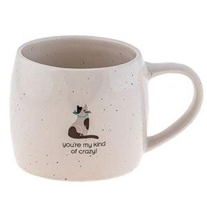 Karma Gifts Reese Ceramic Mug - 16-Ounce Coffee Cup - Cute Mugs for Women and Men - Cat