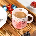 Dog Mom Gifts for Women - Dog Lover Gift for Mom, Girlfriend, Wife, Sister, Aunt, Best Friend, BFF - Puppy Mom Coffee Mug Presents - I Work Hard So My Dog Can Have a Better Life - 11.5oz Cup