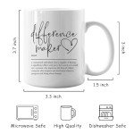 IWXYI Difference Maker Definition Mug,Boss Mug,Difference Maker Coffee Mugs 11 Ounce,Funny Coffee Mug Cups,Thank You Appreciation Gift For Teacher Boss Leader Coworker