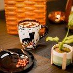Color Changing Cat Coffee Mug 12OZ - Ceramic Heat Sensitive Cup Hot Cocoa Tea Milk Mugs Hot Drinks and beverages Unique Beautiful Holiday Christmas gift Idea for Cat lovers Furparent women mom grandma