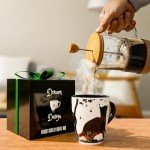 Color Changing Cat Coffee Mug 12OZ - Ceramic Heat Sensitive Cup Hot Cocoa Tea Milk Mugs Hot Drinks and beverages Unique Beautiful Holiday Christmas gift Idea for Cat lovers Furparent women mom grandma