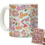 Cottage Core Coffee Mug,11 oz Funny Ceramic Gag Coffee Cups,Funny Adult Humor Drinkware Gifts for Coworker Friend Man Women