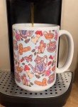 Cottage Core Coffee Mug,11 oz Funny Ceramic Gag Coffee Cups,Funny Adult Humor Drinkware Gifts for Coworker Friend Man Women