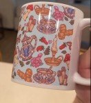 Cottage Core Coffee Mug,11 oz Funny Ceramic Gag Coffee Cups,Funny Adult Humor Drinkware Gifts for Coworker Friend Man Women