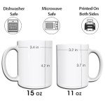 WANDORIA Enchanting Owl Coffee Mug, Customized Nocturnal Bird Cup with Name, Owl Admirer Gift, Forest Night Ceramic Mug 11oz/15oz, Floral Owl Art Drinkware, Nature-Inspired Design Mug