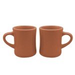 Funny Guy Mugs Classic Retro Diner Coffee Mug - Heavy Duty 10 Oz Stoneware Cup with Easy Grip Handle - Ideal for Hot and Cold Beverages (Brown, 10 Ounce)