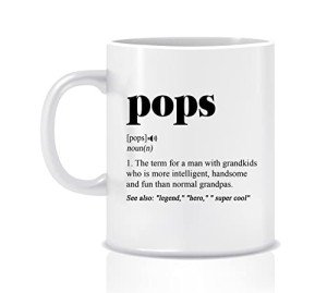 Pops Definition Mug - Pops Coffee Mug - Pops Mug - Pops Gift - Promoted To Pops - Best Popsmug - Best Pops Ever 11oz