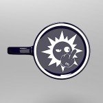 NM NEXTMUG Engraved Ceramic Coffee Mug - And Here We Fucking Go Again, I Mean Good Morning - With Funny Sun Middle Finger Bottom Design Gift