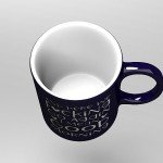 NM NEXTMUG Engraved Ceramic Coffee Mug - And Here We Fucking Go Again, I Mean Good Morning - With Funny Sun Middle Finger Bottom Design Gift