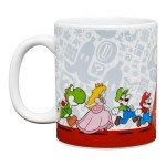 Paladone Super Mario Bros Official Licensed Nintendo Coffee Mug, Nostalgic Gamer Icon Gift for Luigi, Yoshi and Princess Peach Collectors 10oz Novelty Pop Culture Teacup