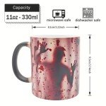 hengshukeji Funny Mug, Coffee Mug, Message Appears as it Heats, Perfect Novelty Gag Gift, Office Joke, White Elephant Gifts, Funny Creativity Gifts for Men Women (F)
