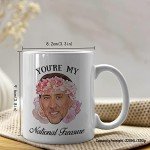 Funny Coffee Mug - You're My National Treasure - White Elephant Gifts for Adults - Fun and Unique Coffee Cup - Gag Gifts for Christmas Valentine's Day Birthday Mother Father Friend - 11oz