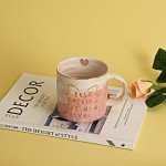Cat Mom Gifts for Women - Crazy Cat Lady Coffee Mug Gift for Kitten Lover Mom, Daughter, Sister, Aunt, Wife, Best Friends, BFF, Coworkers, Her - Best Mom Ever - Pink Marble Mug, Ceramic 11.5oz Cup
