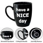 YOETTE Funny Gifts for Women Men Him Her Husband Wife Mom Dad Friend 13.5 oz Coffee Mug White Elephant Gifts for Adults Birthday Gag Gift Anniversary Black Cup Present