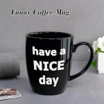 YOETTE Funny Gifts for Women Men Him Her Husband Wife Mom Dad Friend 13.5 oz Coffee Mug White Elephant Gifts for Adults Birthday Gag Gift Anniversary Black Cup Present