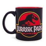Silver Buffalo Jurassic Park Logo Jumbo Ceramic Coffee Mug, 20 Ounces