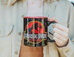 Silver Buffalo Jurassic Park Logo Jumbo Ceramic Coffee Mug, 20 Ounces