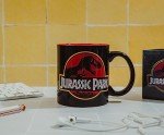 Silver Buffalo Jurassic Park Logo Jumbo Ceramic Coffee Mug, 20 Ounces