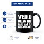 Birthday Gifts for Men Women - 11 Oz Coffee Mug Cup - Christmas Gifts Funny Unique Gift Ideas for Grandpa Dad Father Husband Him 30th 40th 50th 60th 70th 80th
