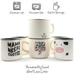Palto Design,Cute Panda Coffee Mugs for Women and Funny Coffee Mug for Men, Cool Ceramic Animal Coffee Mug Gift for Hot and Cold Drinks, Panda Cup Gifts for Girls Women Men Kids, Medium, White