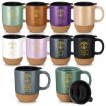 Jingmore 10 Pcs Christian Mugs Bulk Set Appreciation Gift Inspirational Bible Verse Coffee Mug 15oz Religious Christian Cups Church Gift for Women Men, Neutral Colors 10 Styles(English Tree of Life)