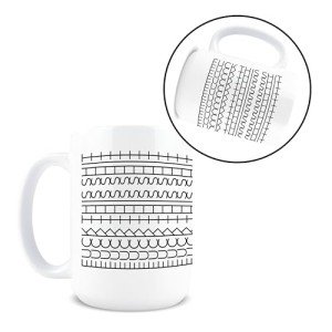 Hogg Hidden Message Coffee Mug, Fuck This Shit Coffee Mug, 15 oz Ceramic Cup, Fuck This Shit