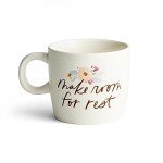 DaySpring - Studio 71 - Make Room For Rest - Inspirational Ceramic Mug, 16 oz, White (J4675)