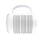 Hogg Hidden Message Coffee Mug, Fuck This Shit Coffee Mug, 15 oz Ceramic Cup, Fuck This Shit