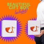 ToCooTo Ceramic Coffee Mug Porcelain Novelty Fox Mug for Animal Lover 20 oz Large Tea Mug Birthday Gifts for Women Men Mom Dad Kids Teacher Best Friends Give for Christmas Housewarming Holiday White
