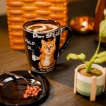 Color Changing Sleepy Cat Coffee Mug 15OZ - Ceramic Heat Sensitive Cup Hot Cocoa Tea Milk Mugs Hot Drinks and beverages Unique Beautiful Funny Holiday Christmas gift Idea for Cat lovers women men mom