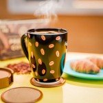 Color Changing Sleepy Cat Coffee Mug 15OZ - Ceramic Heat Sensitive Cup Hot Cocoa Tea Milk Mugs Hot Drinks and beverages Unique Beautiful Funny Holiday Christmas gift Idea for Cat lovers women men mom