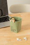 DIHOclub Ceramic Cup Funny 3D Sloth Mug Coffee Mug for Women and Men Gift for Best Friends and Coworkers (Light green-Sloth)