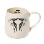 Department 56 Animal Planet African Elephant Ink Blot Coffee Mug, 16 Ounce, Multicolor